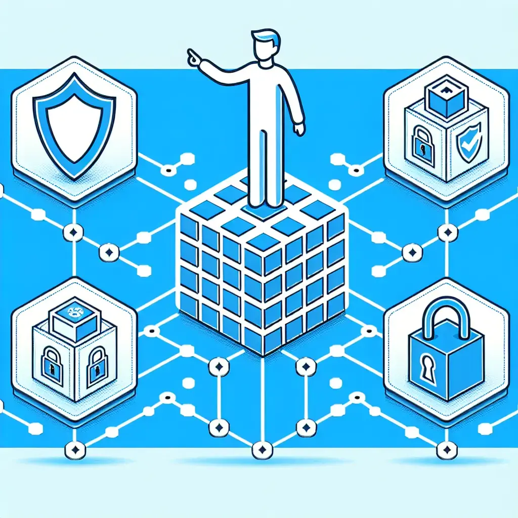 Representation of Kaspa KAS Role in Enhancing Blockchain Security